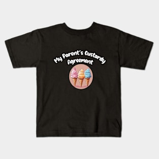 Custardy Agreement Kids T-Shirt